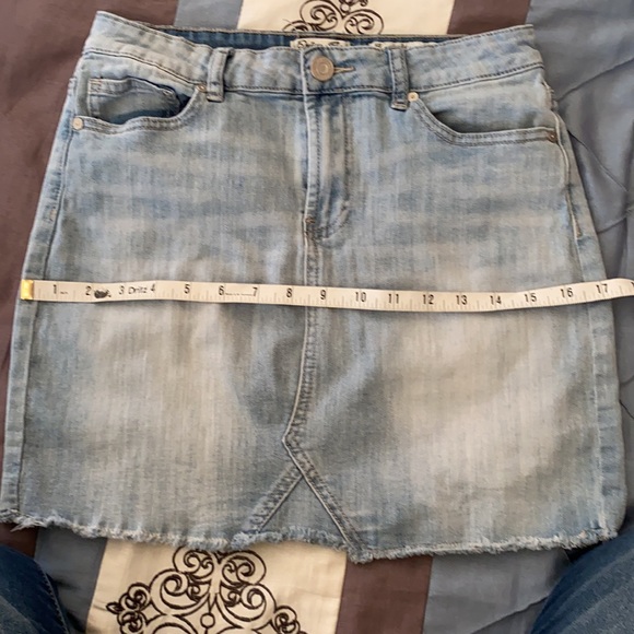 Indigo Rein mini denim skirt size 7 - Picture 7 of 9